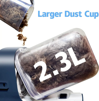 CleanPaw™ Silent Pet Vacuum Groomer with 2.3L Dustbin