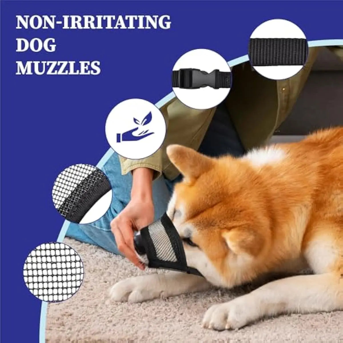 AirComfort™ Breathable Anti-Biting & Anti-Eating Muzzle