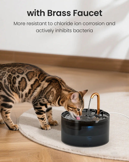 AquaPure™ Ultra-Quiet LED Cat Water Fountain