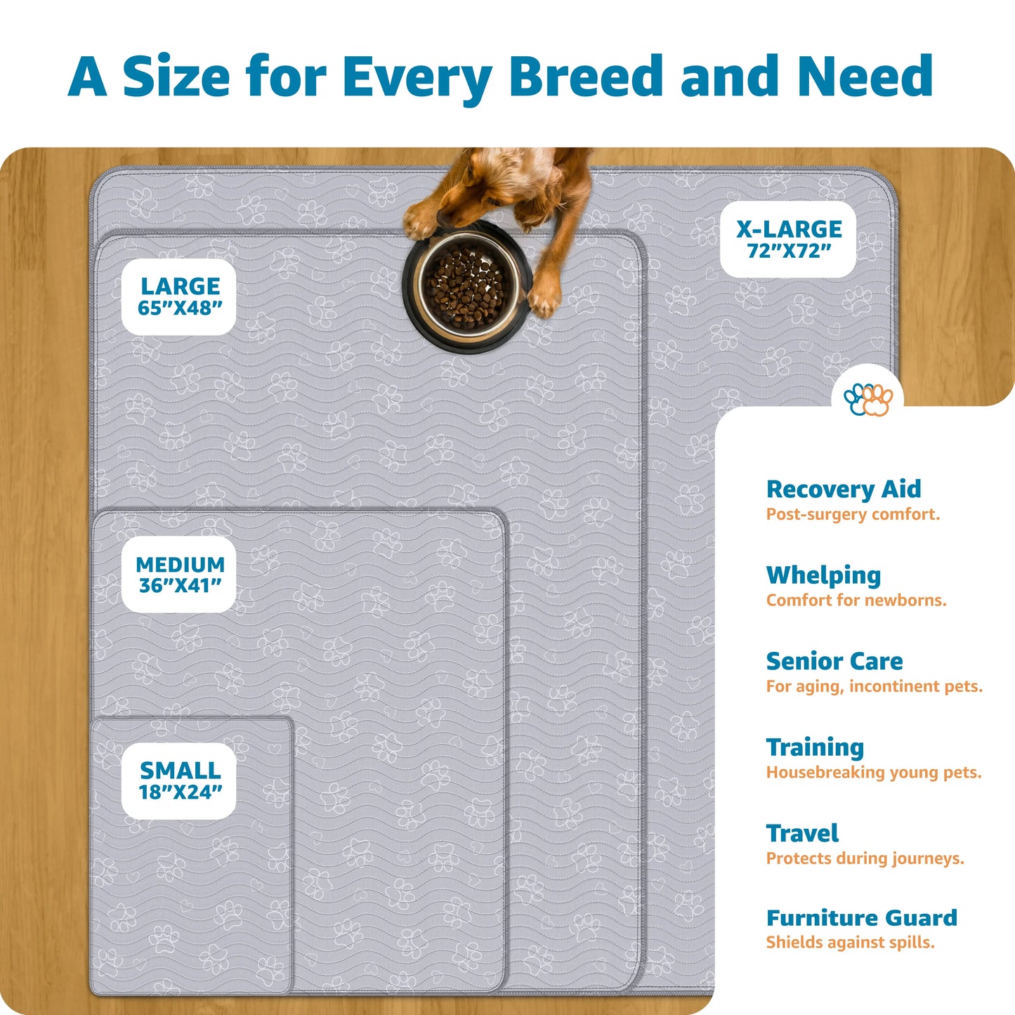 DryPaws™ Washable & Reusable Dog Pee Pad