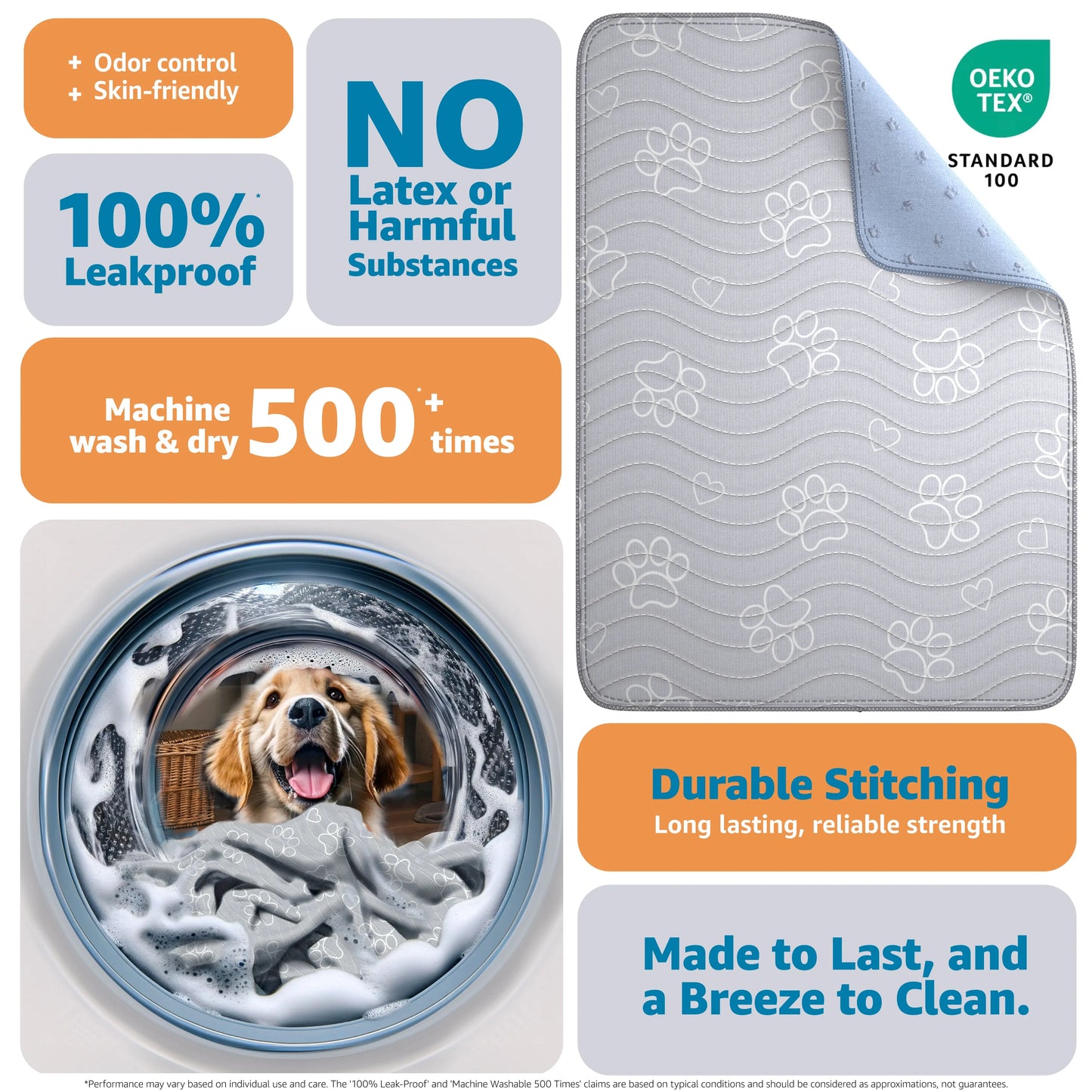 DryPaws™ Washable & Reusable Dog Pee Pad