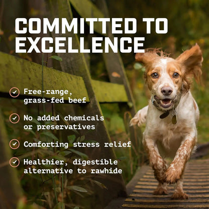 ChewCheek™ All-Natural Peanut Butter Collagen Dog Rolls