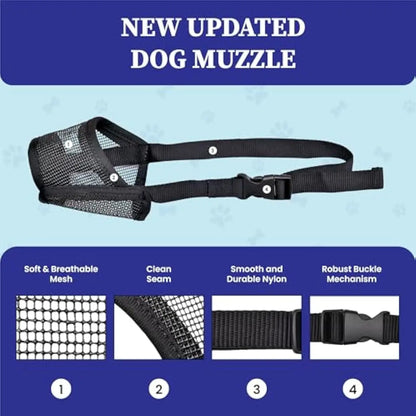 AirComfort™ Breathable Anti-Biting & Anti-Eating Muzzle