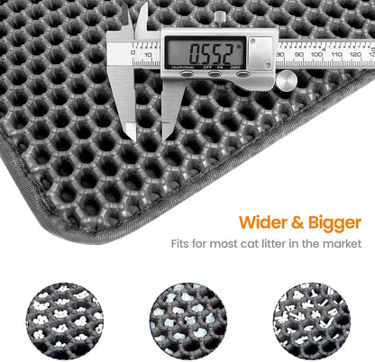 Extra Large Honeycomb Cat Litter Mat Trapper 
